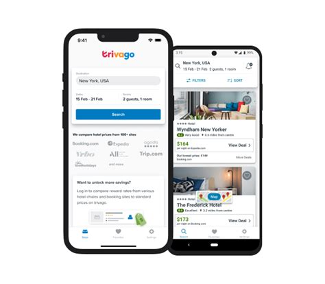 Con l’app di trivago, il tuo hotel ideale è a portata di mano!